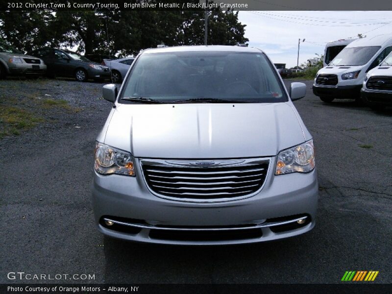 Bright Silver Metallic / Black/Light Graystone 2012 Chrysler Town & Country Touring