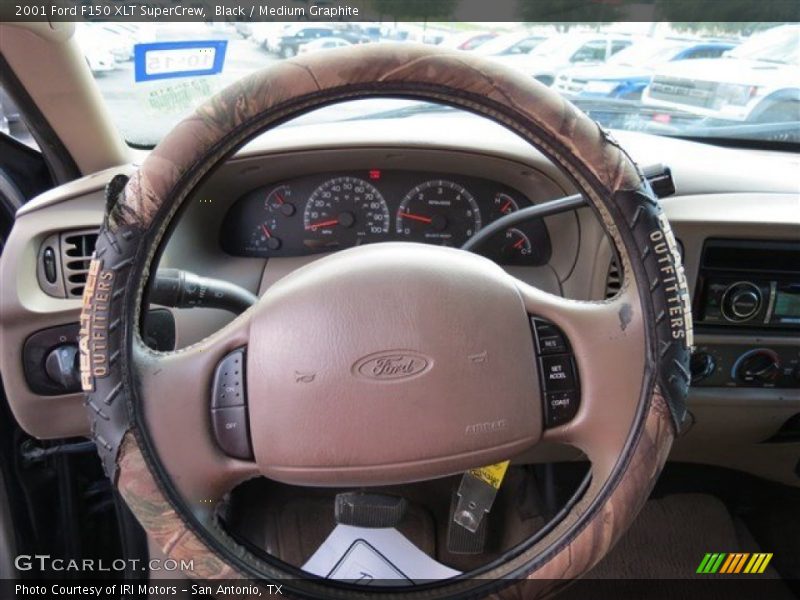 Black / Medium Graphite 2001 Ford F150 XLT SuperCrew