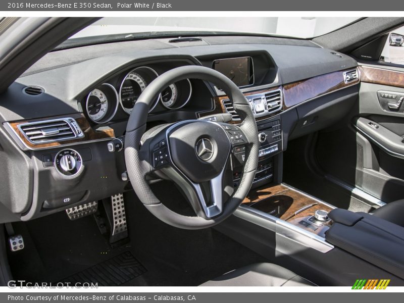 Polar White / Black 2016 Mercedes-Benz E 350 Sedan