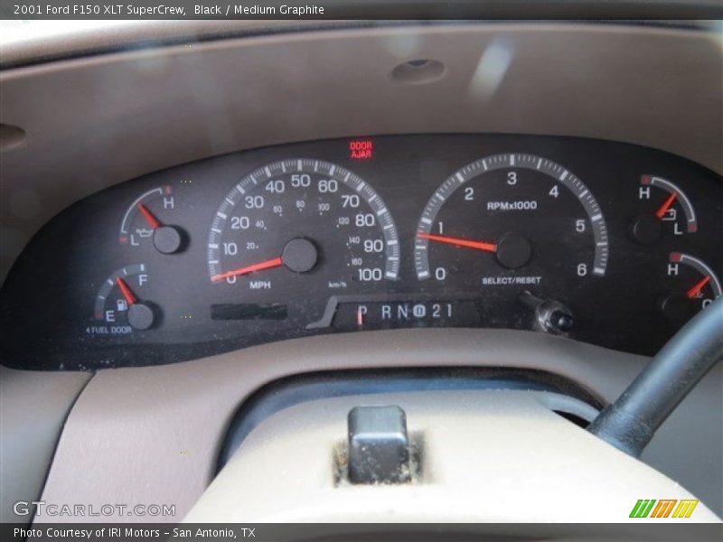 Black / Medium Graphite 2001 Ford F150 XLT SuperCrew