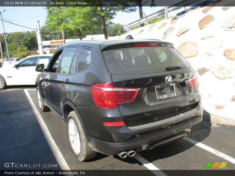 Jet Black / Sand Beige 2016 BMW X3 xDrive28i