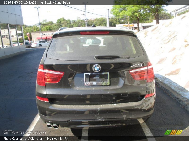 Jet Black / Sand Beige 2016 BMW X3 xDrive28i