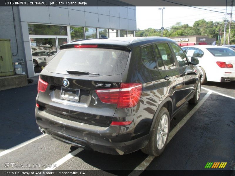 Jet Black / Sand Beige 2016 BMW X3 xDrive28i