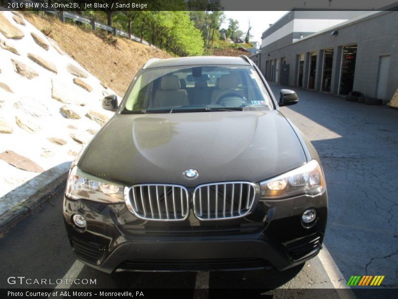 Jet Black / Sand Beige 2016 BMW X3 xDrive28i