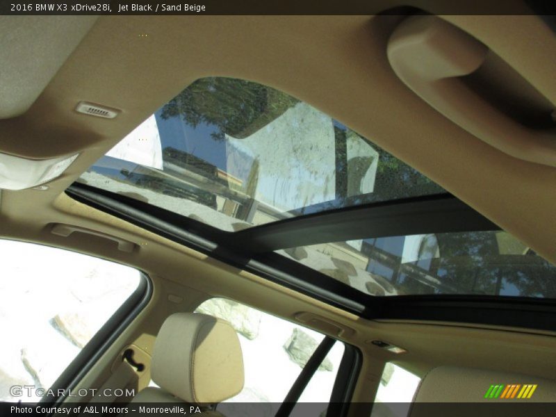 Jet Black / Sand Beige 2016 BMW X3 xDrive28i