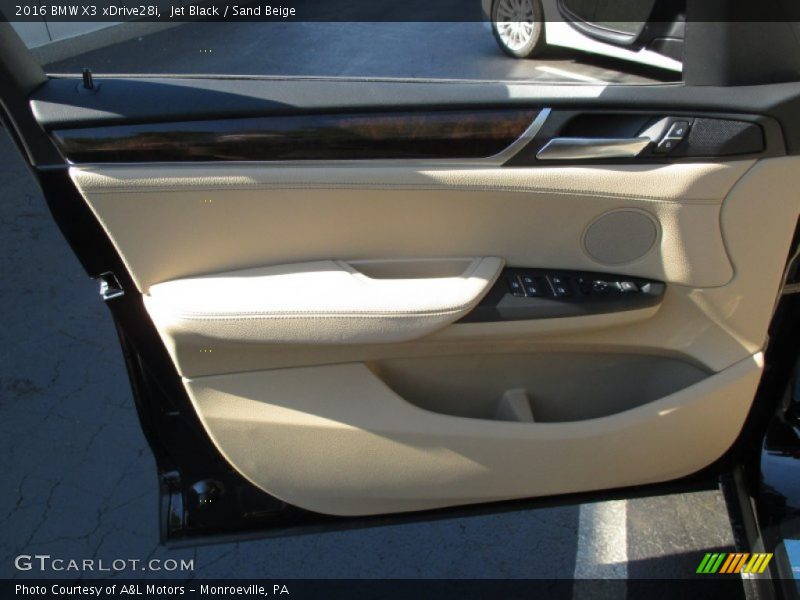 Jet Black / Sand Beige 2016 BMW X3 xDrive28i