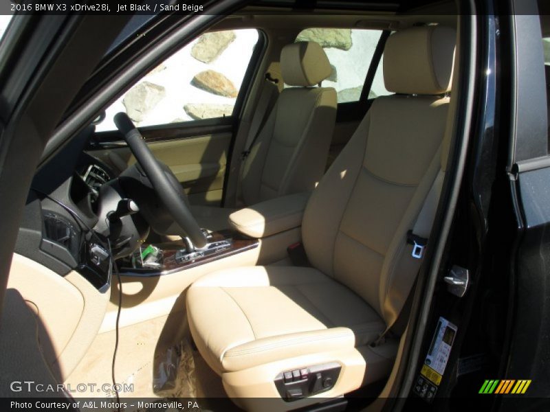 Jet Black / Sand Beige 2016 BMW X3 xDrive28i