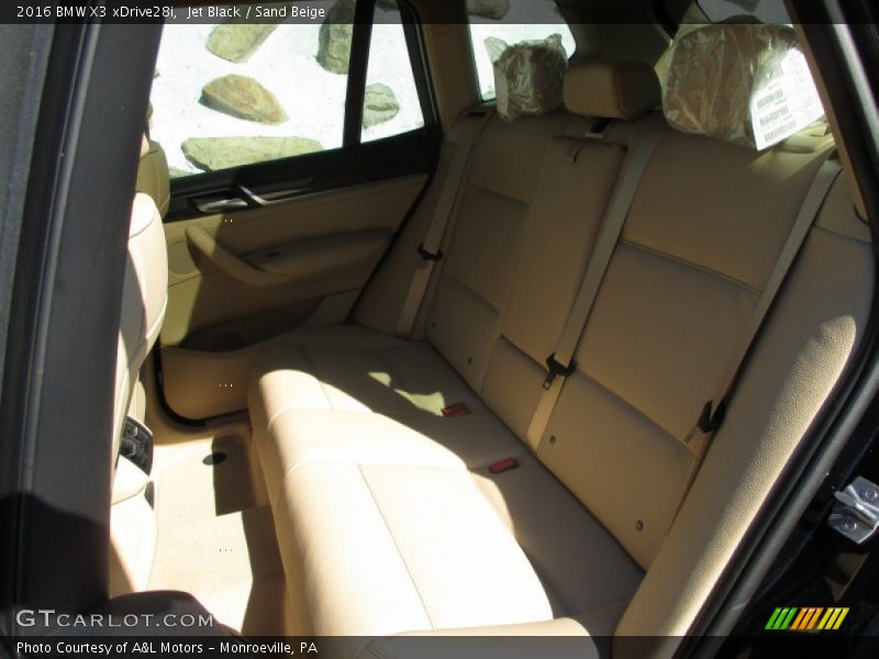 Jet Black / Sand Beige 2016 BMW X3 xDrive28i