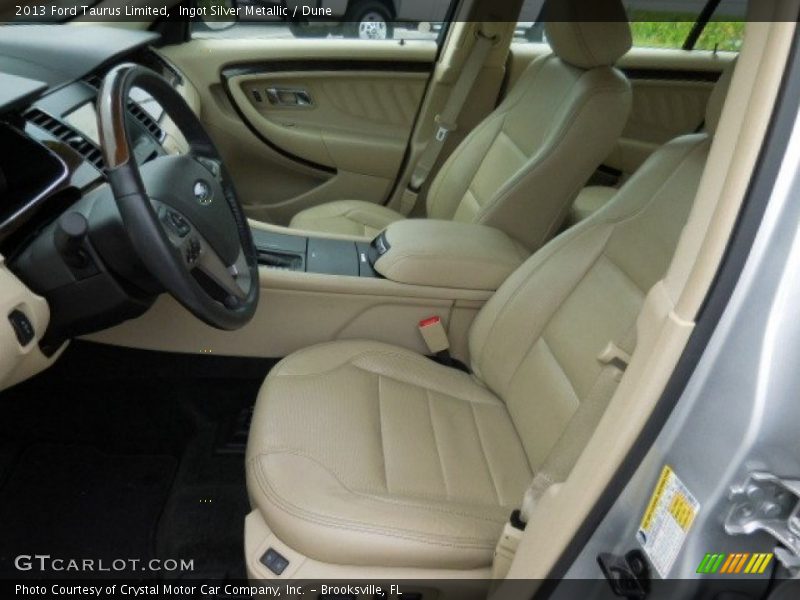 Ingot Silver Metallic / Dune 2013 Ford Taurus Limited