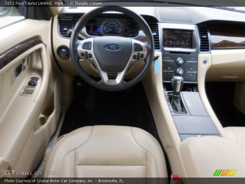 Ingot Silver Metallic / Dune 2013 Ford Taurus Limited