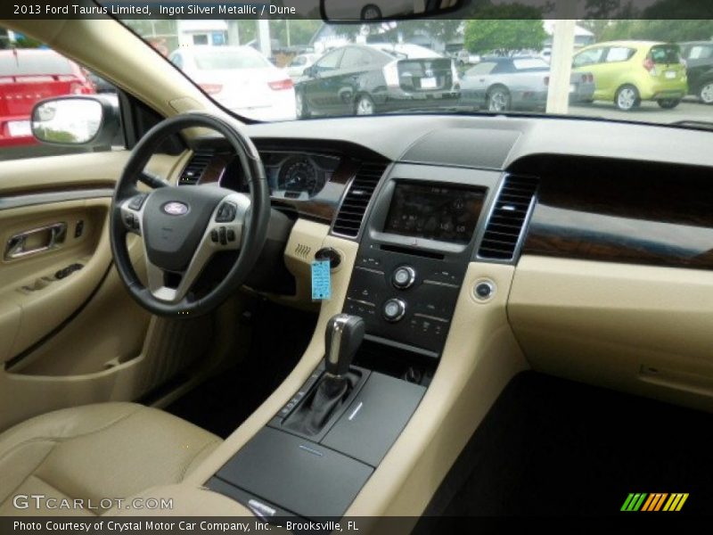 Ingot Silver Metallic / Dune 2013 Ford Taurus Limited