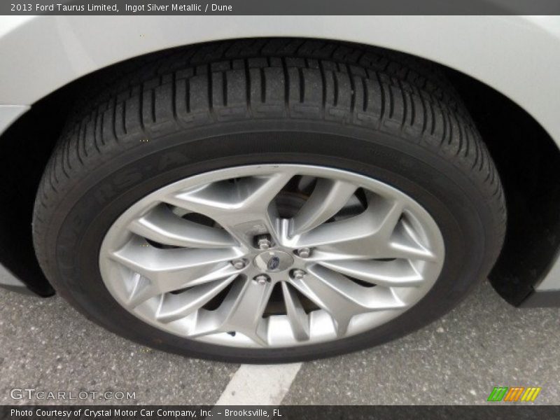 Ingot Silver Metallic / Dune 2013 Ford Taurus Limited