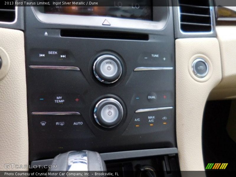 Ingot Silver Metallic / Dune 2013 Ford Taurus Limited