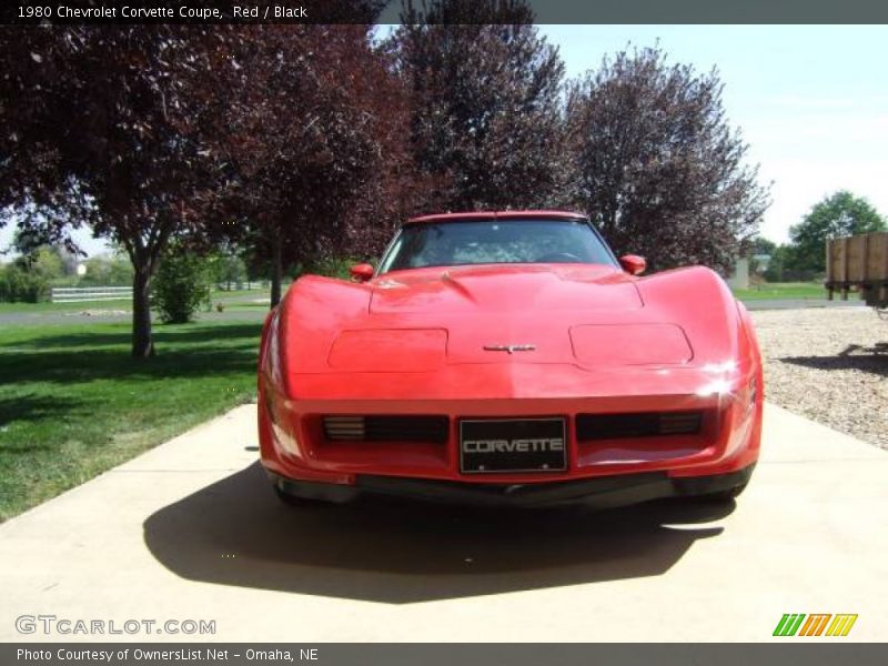 Red / Black 1980 Chevrolet Corvette Coupe