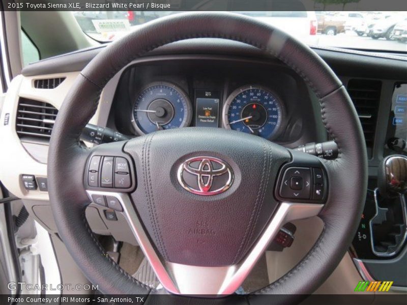 Blizzard White Pearl / Bisque 2015 Toyota Sienna XLE