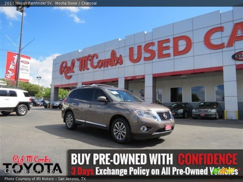 Mocha Stone / Charcoal 2013 Nissan Pathfinder SV