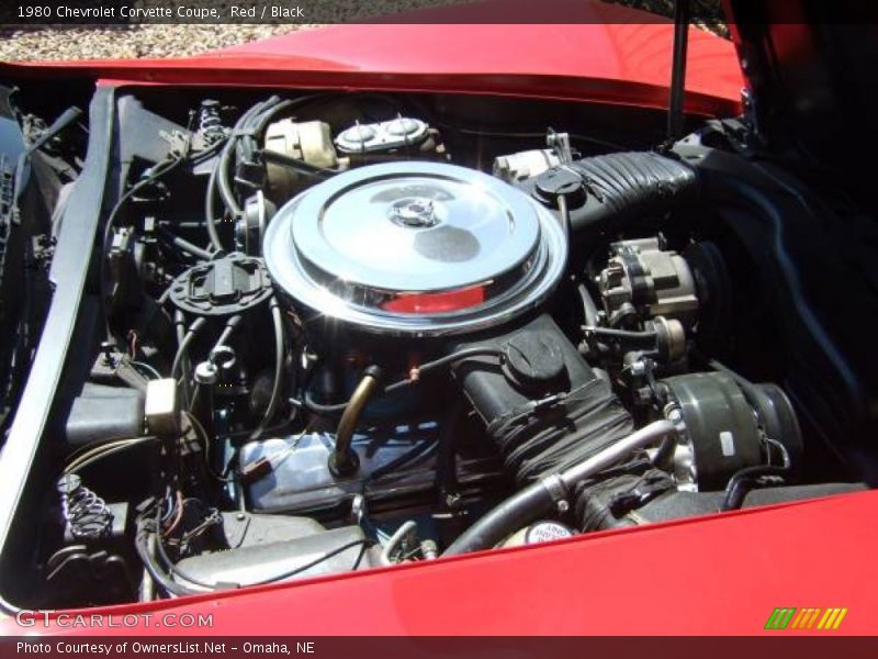 Red / Black 1980 Chevrolet Corvette Coupe