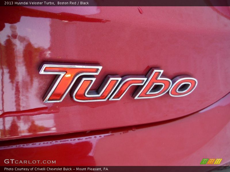 Boston Red / Black 2013 Hyundai Veloster Turbo