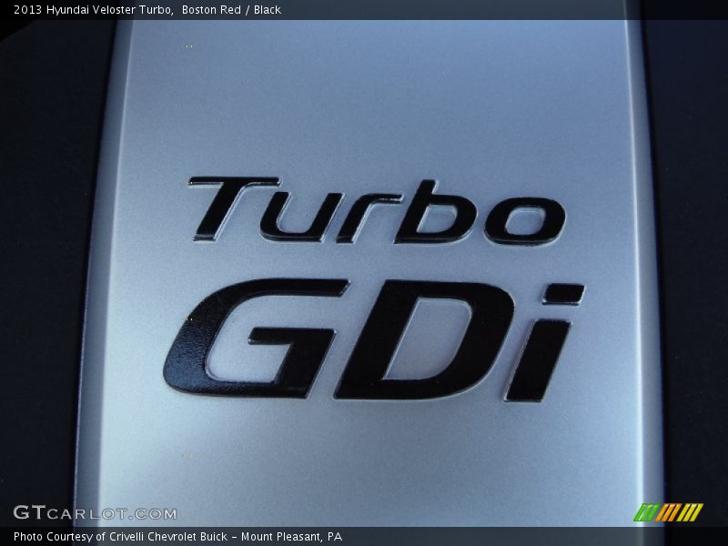 Boston Red / Black 2013 Hyundai Veloster Turbo