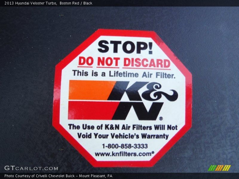 Boston Red / Black 2013 Hyundai Veloster Turbo