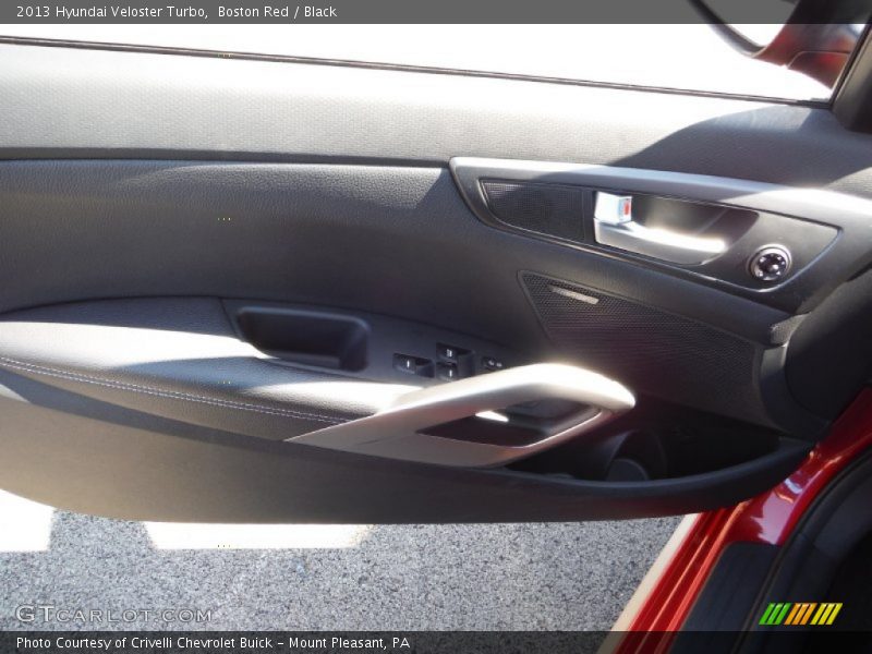 Boston Red / Black 2013 Hyundai Veloster Turbo