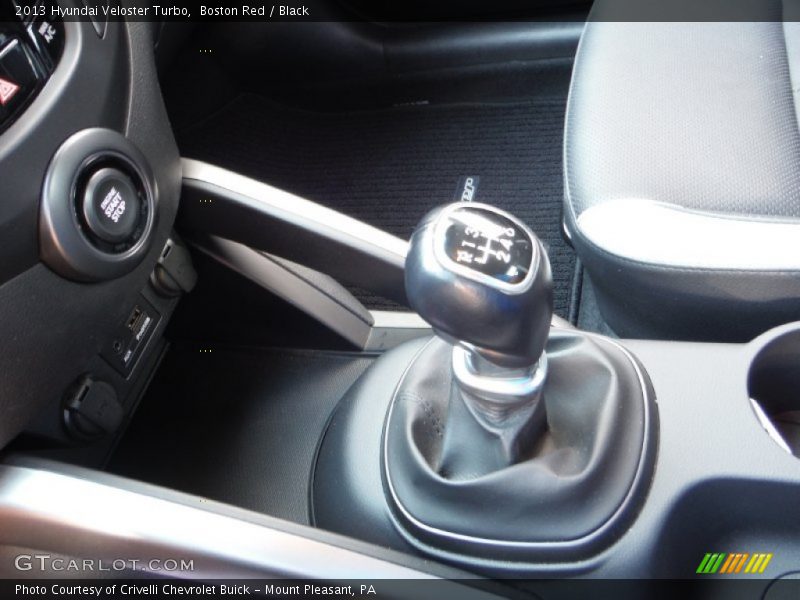 Boston Red / Black 2013 Hyundai Veloster Turbo