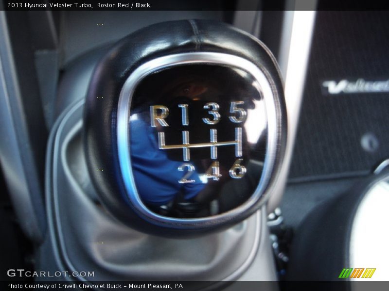 Boston Red / Black 2013 Hyundai Veloster Turbo