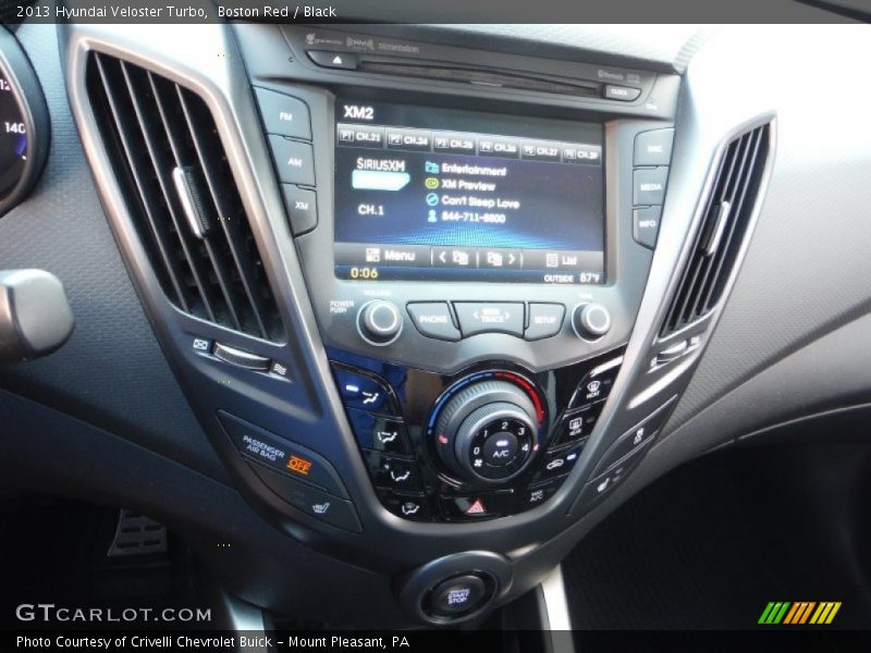 Boston Red / Black 2013 Hyundai Veloster Turbo