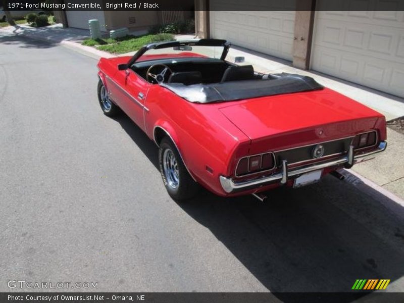 Bright Red / Black 1971 Ford Mustang Convertible