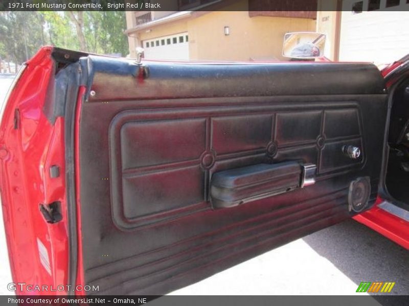 Bright Red / Black 1971 Ford Mustang Convertible