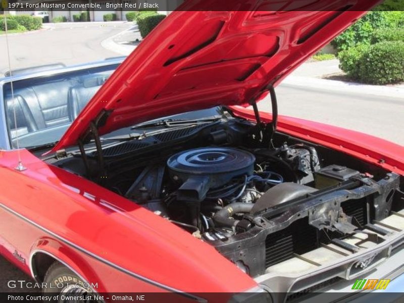 Bright Red / Black 1971 Ford Mustang Convertible