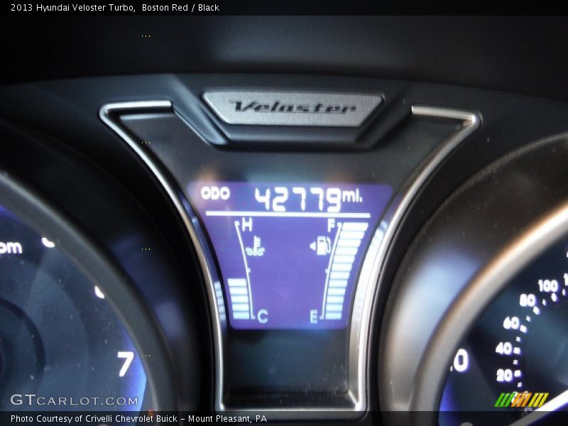 Boston Red / Black 2013 Hyundai Veloster Turbo
