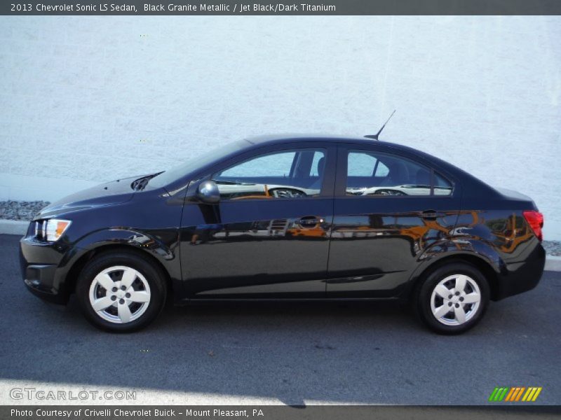 Black Granite Metallic / Jet Black/Dark Titanium 2013 Chevrolet Sonic LS Sedan