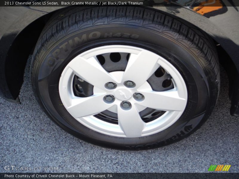 Black Granite Metallic / Jet Black/Dark Titanium 2013 Chevrolet Sonic LS Sedan