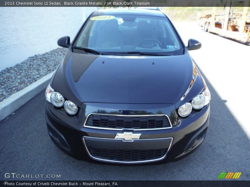 Black Granite Metallic / Jet Black/Dark Titanium 2013 Chevrolet Sonic LS Sedan