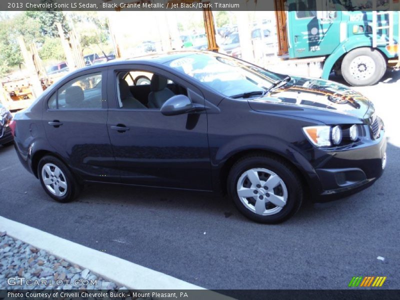 Black Granite Metallic / Jet Black/Dark Titanium 2013 Chevrolet Sonic LS Sedan