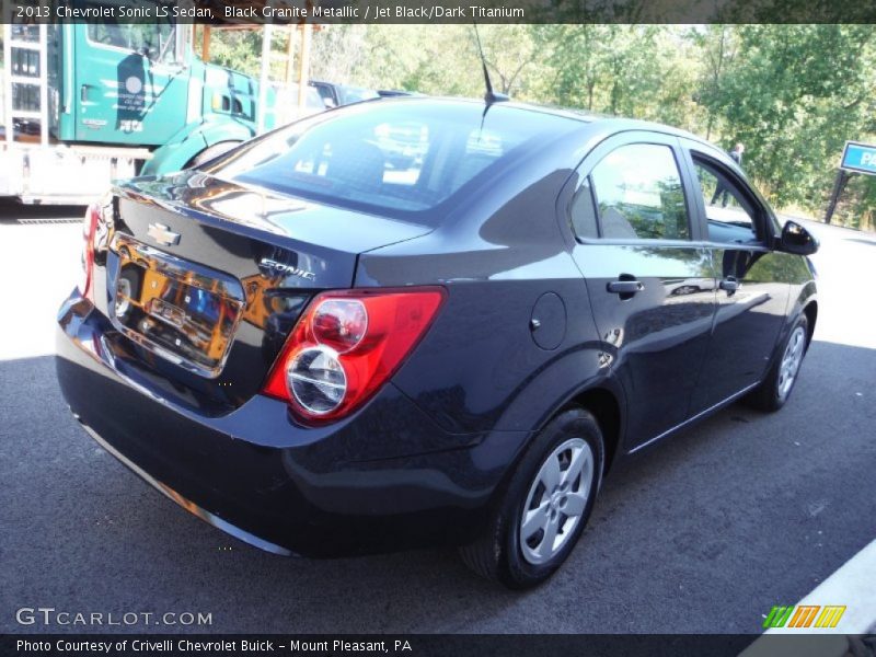 Black Granite Metallic / Jet Black/Dark Titanium 2013 Chevrolet Sonic LS Sedan