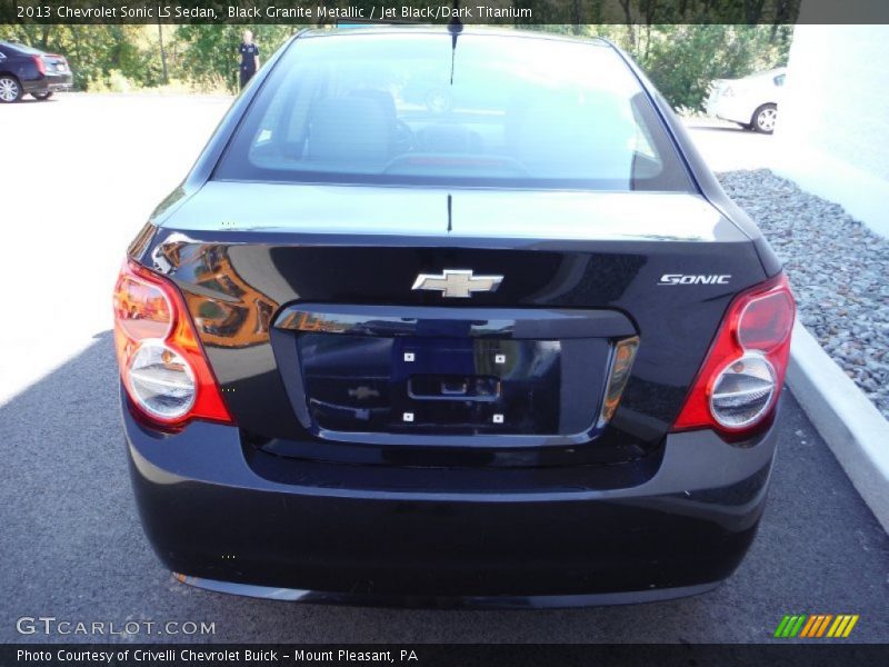 Black Granite Metallic / Jet Black/Dark Titanium 2013 Chevrolet Sonic LS Sedan