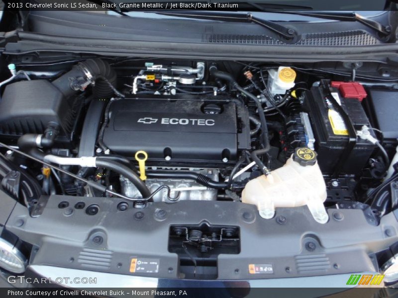 Black Granite Metallic / Jet Black/Dark Titanium 2013 Chevrolet Sonic LS Sedan