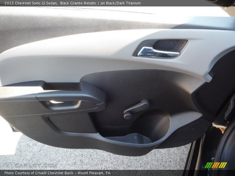 Black Granite Metallic / Jet Black/Dark Titanium 2013 Chevrolet Sonic LS Sedan
