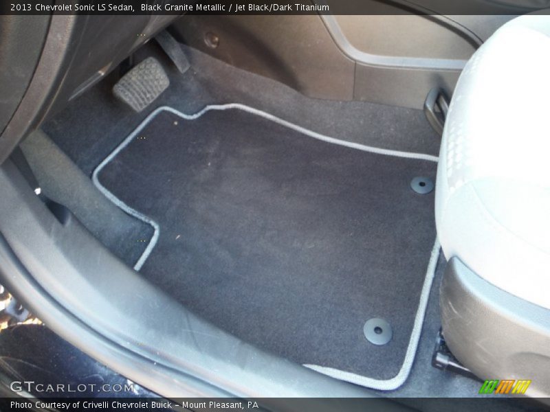 Black Granite Metallic / Jet Black/Dark Titanium 2013 Chevrolet Sonic LS Sedan