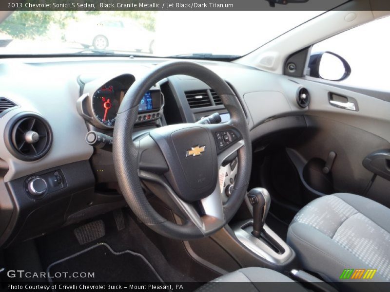 Black Granite Metallic / Jet Black/Dark Titanium 2013 Chevrolet Sonic LS Sedan