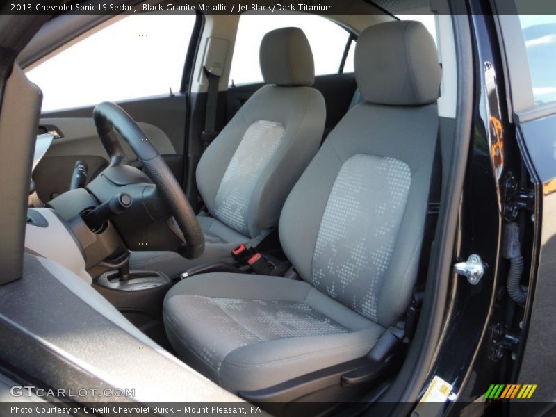 Black Granite Metallic / Jet Black/Dark Titanium 2013 Chevrolet Sonic LS Sedan