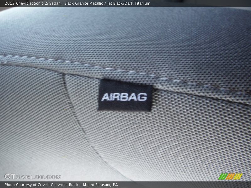 Black Granite Metallic / Jet Black/Dark Titanium 2013 Chevrolet Sonic LS Sedan
