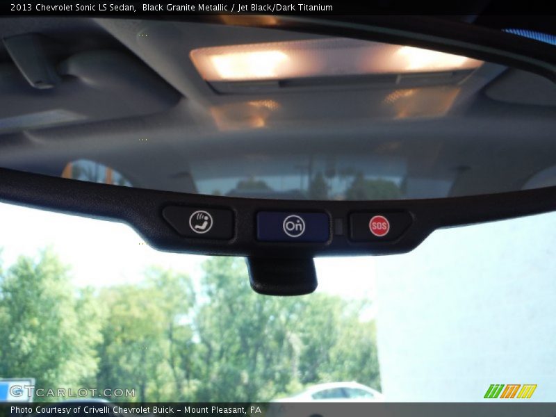 Black Granite Metallic / Jet Black/Dark Titanium 2013 Chevrolet Sonic LS Sedan