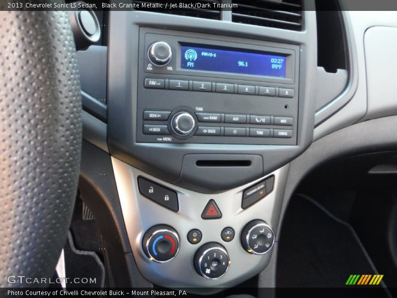 Black Granite Metallic / Jet Black/Dark Titanium 2013 Chevrolet Sonic LS Sedan