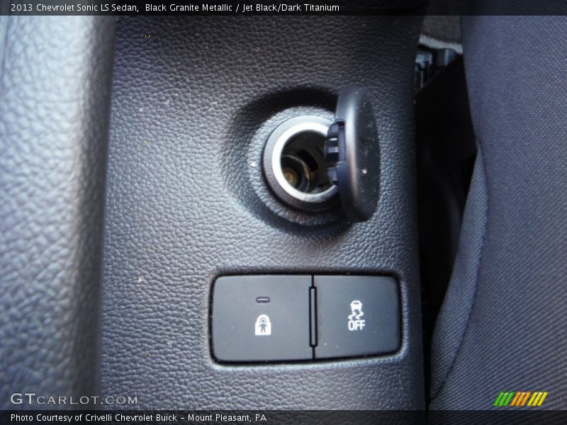 Black Granite Metallic / Jet Black/Dark Titanium 2013 Chevrolet Sonic LS Sedan