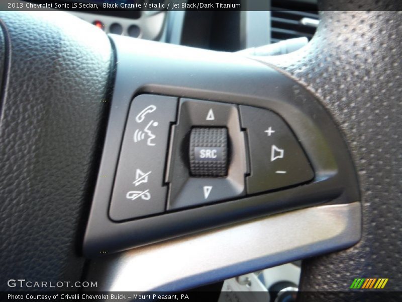 Black Granite Metallic / Jet Black/Dark Titanium 2013 Chevrolet Sonic LS Sedan