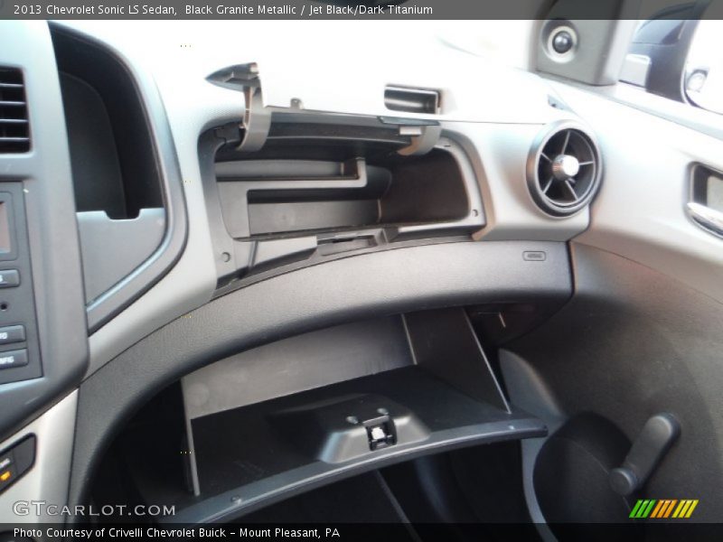 Black Granite Metallic / Jet Black/Dark Titanium 2013 Chevrolet Sonic LS Sedan