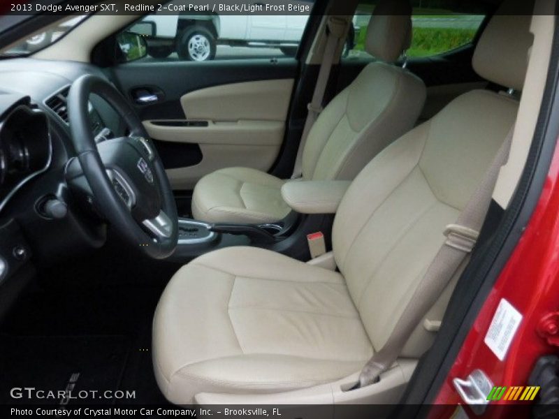 Redline 2-Coat Pearl / Black/Light Frost Beige 2013 Dodge Avenger SXT
